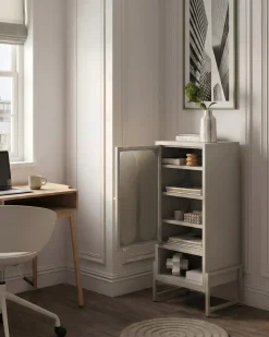 Skænk SOLETTA Metal Lys Beige