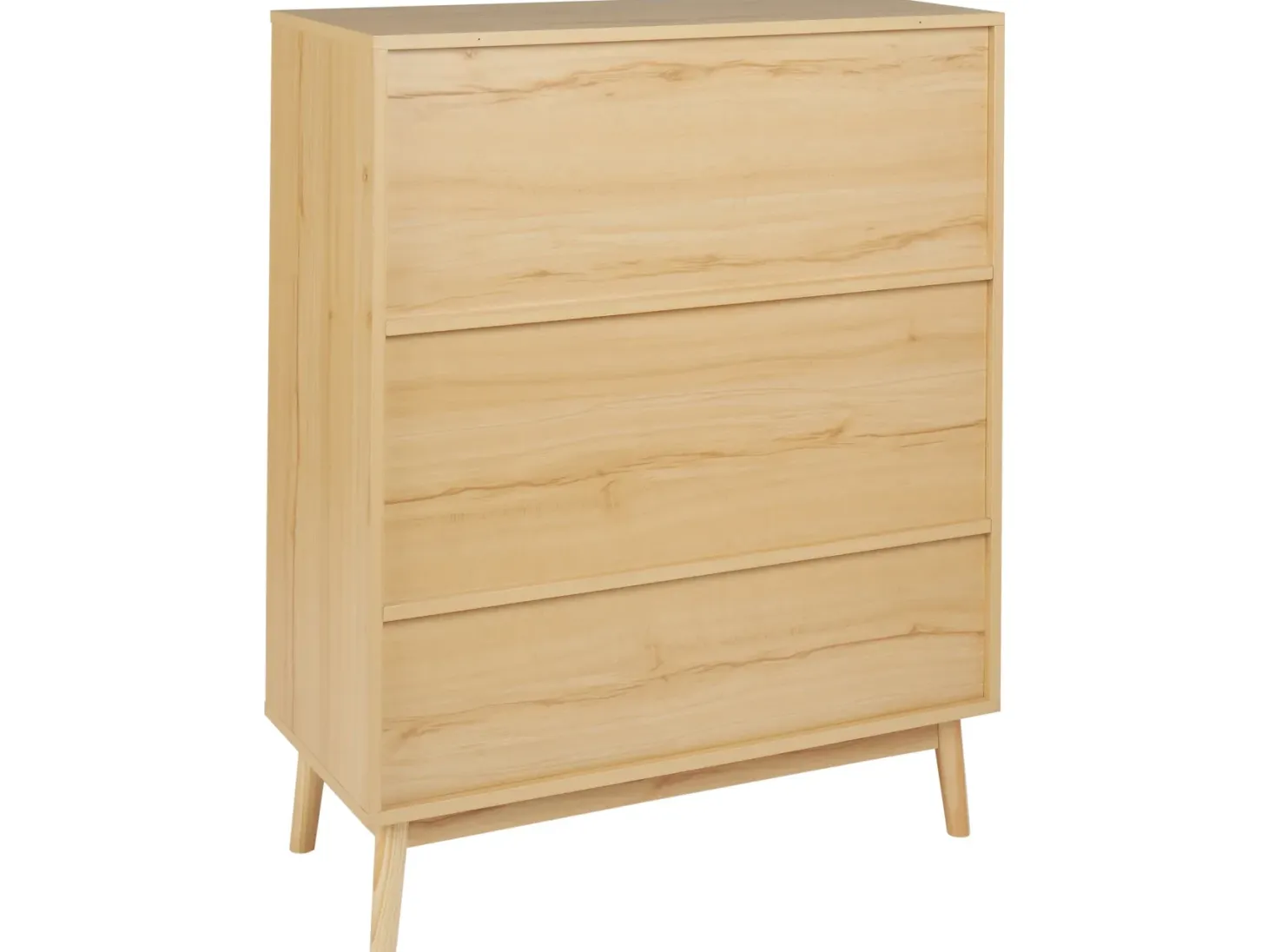 Skoskab PEROTE Rattan Lysebrun