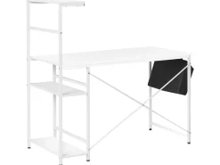 Skrivebord ARAMINGO Hvid 120 cm 60 cm med opbevaring