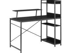 Skrivebord BILOXY Sort 120 cm 64 cm