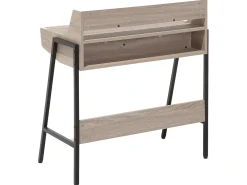 Skrivebord BROXTON Lysebrun 77 cm 46 cm med skuffer