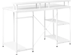 Skrivebord CADDO Hvid 120 cm 60 cm