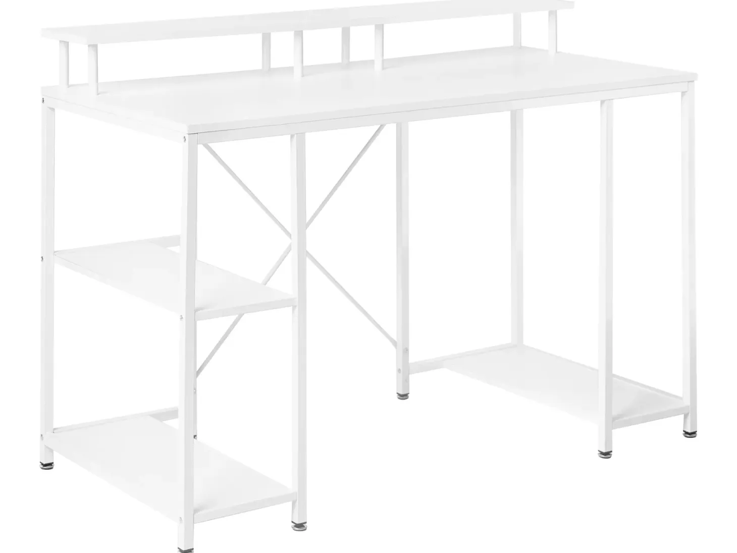 Skrivebord CADDO Hvid 120 cm 60 cm