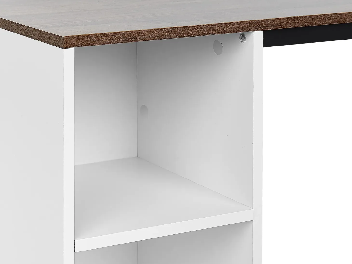 Skrivebord DESE Brun/hvid 120 cm 60 cm