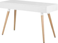 Skrivebord FRISCO Grå 120 cm 45 cm med skuffer