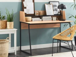 Skrivebord GORUS Lysebrun 120 cm 59 cm
