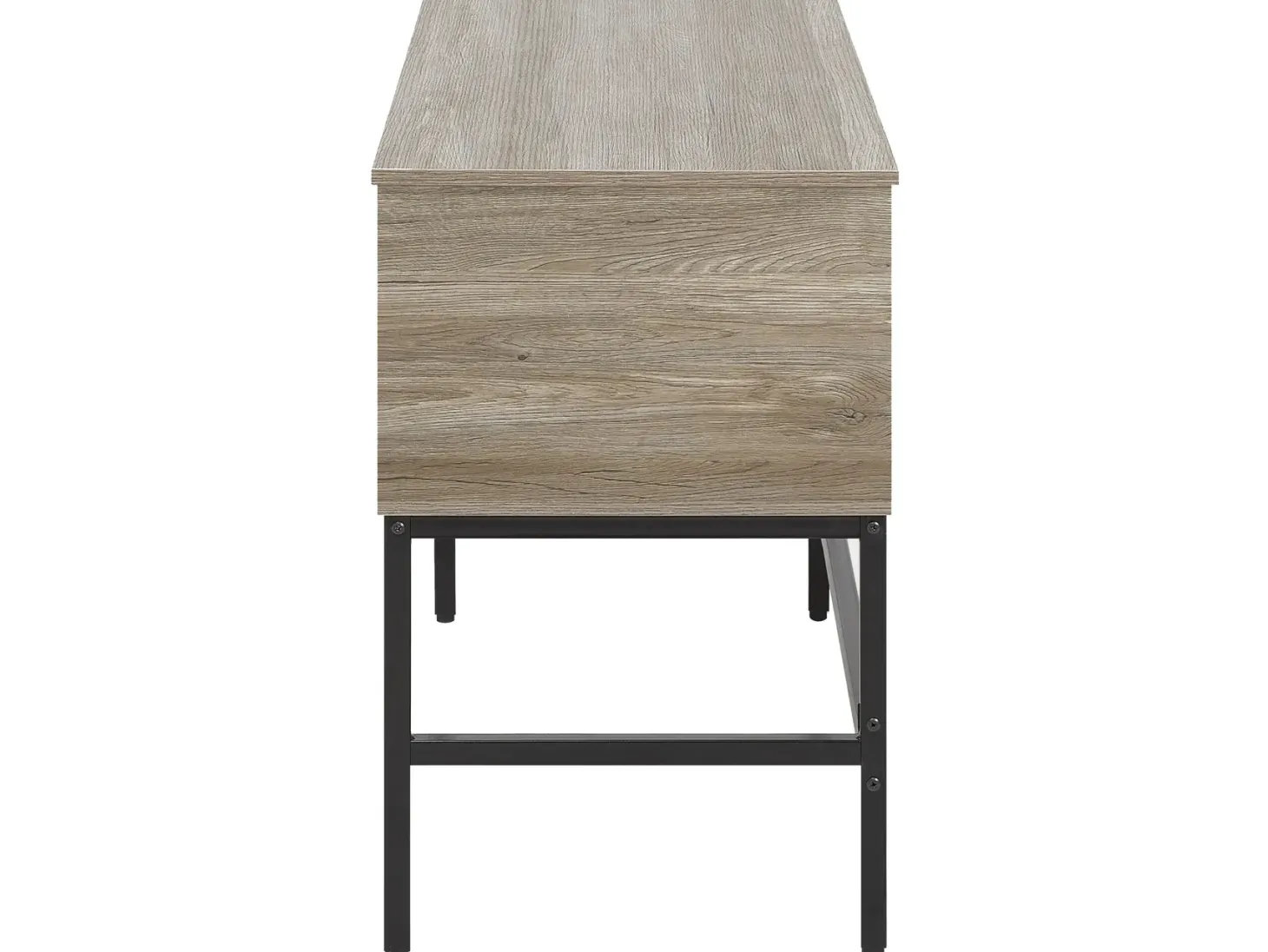 Skrivebord GRANT Lysebrun 120 cm 48 cm med skuffer