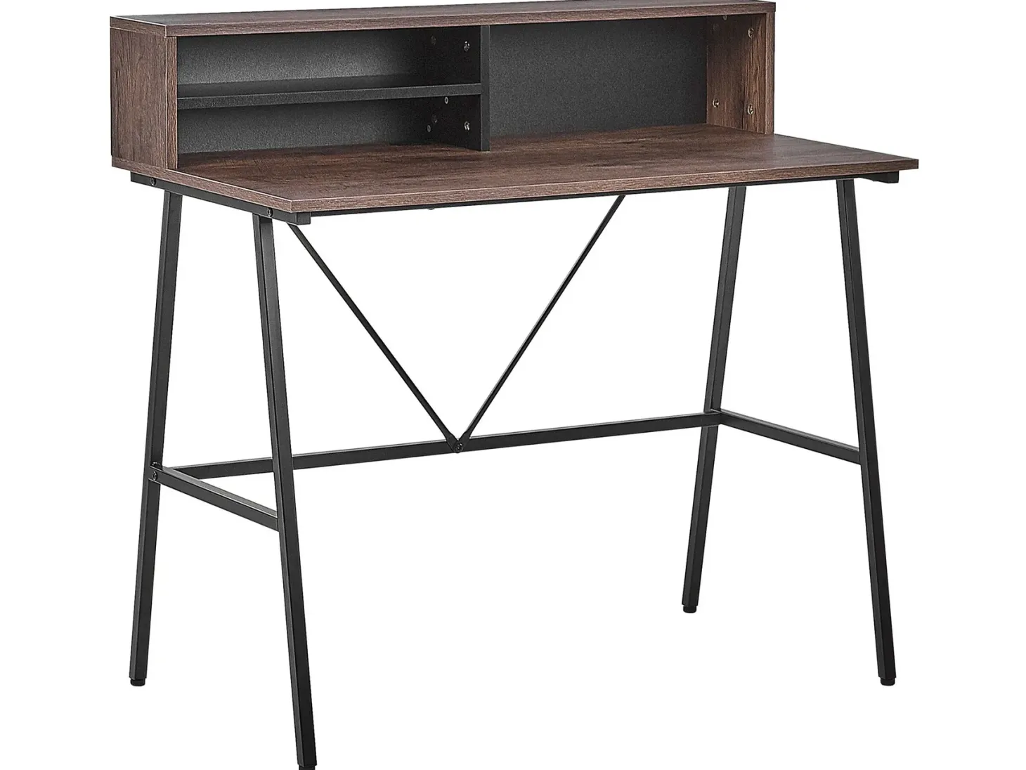 Skrivebord HARISON Mørkebrun 100 cm 53 cm
