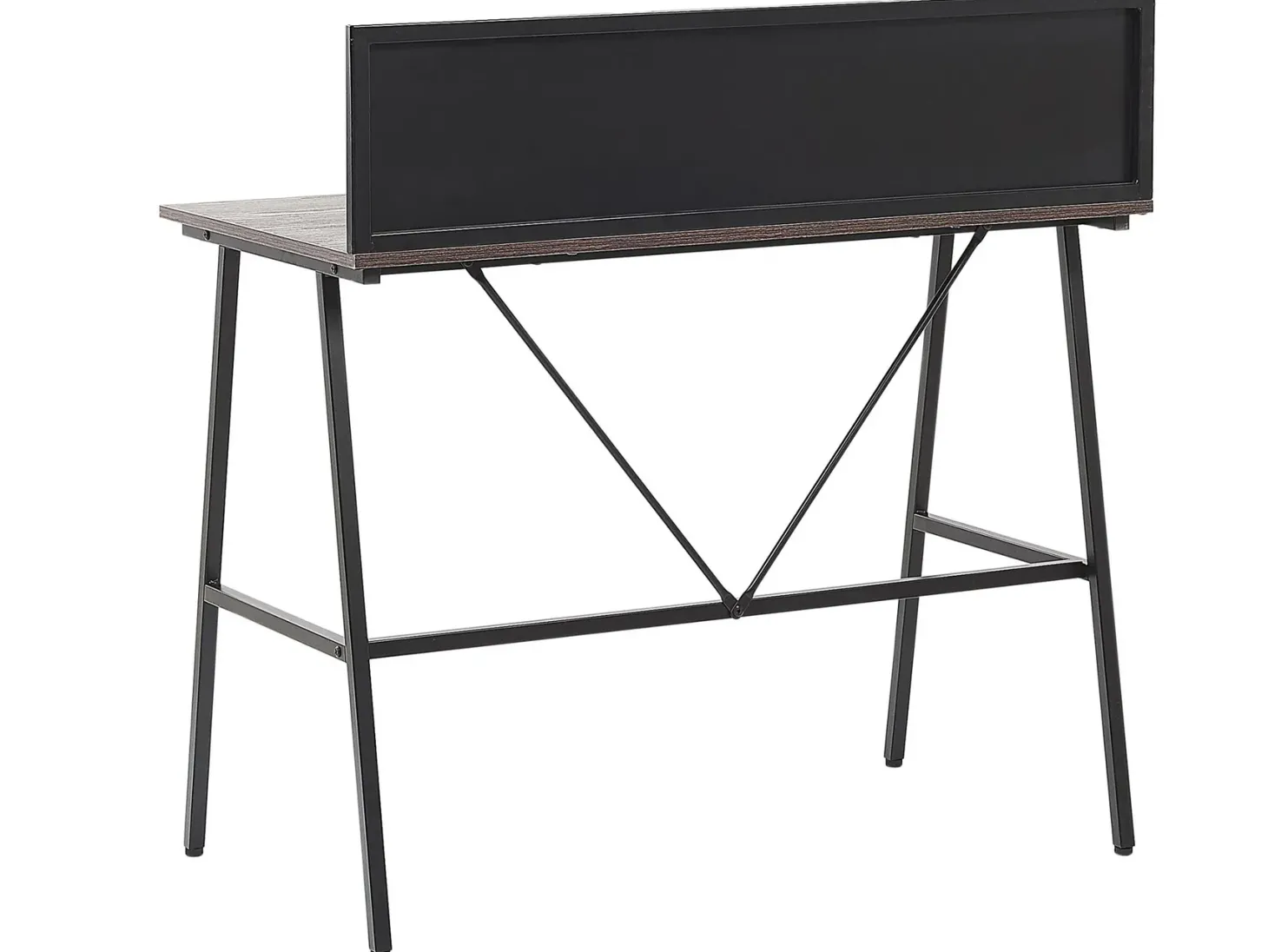 Skrivebord HASTINGS Brun/sort 100 cm 52 cm