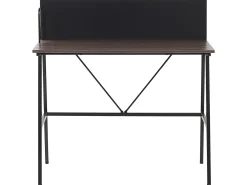 Skrivebord HASTINGS Brun/sort 100 cm 52 cm
