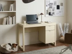 Skrivebord JOHNSON Lys Beige 112 cm 50 cm