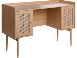 Skrivebord RATANA Lysebrun 130 cm 50 cm