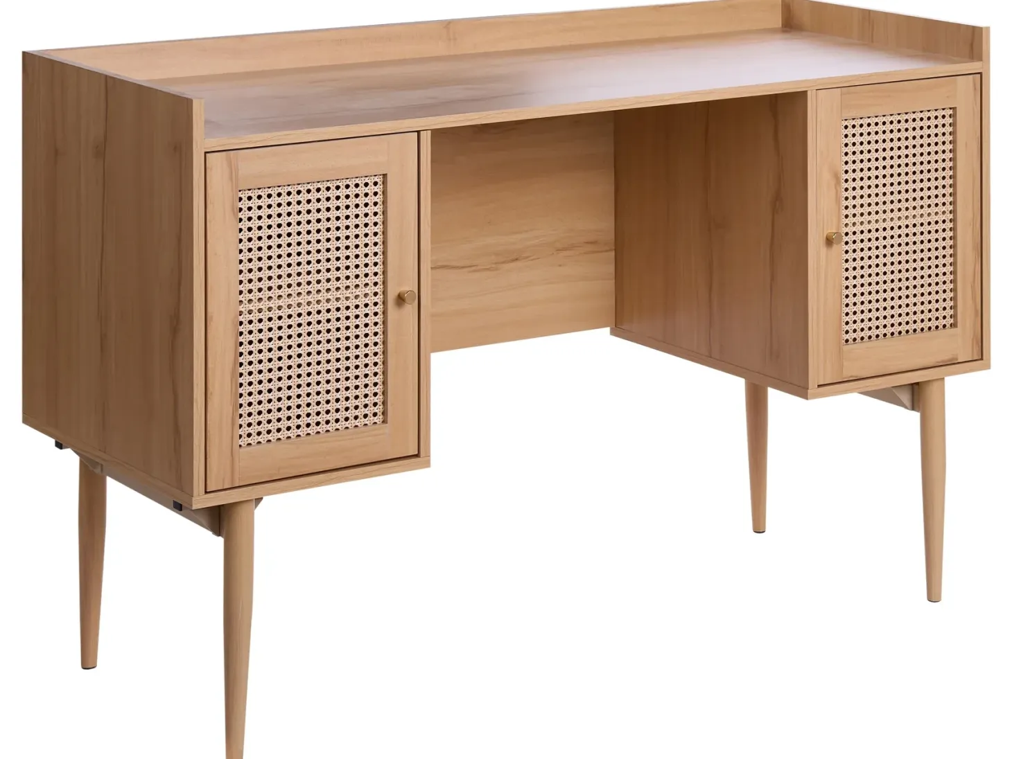 Skrivebord RATANA Lysebrun 130 cm 50 cm