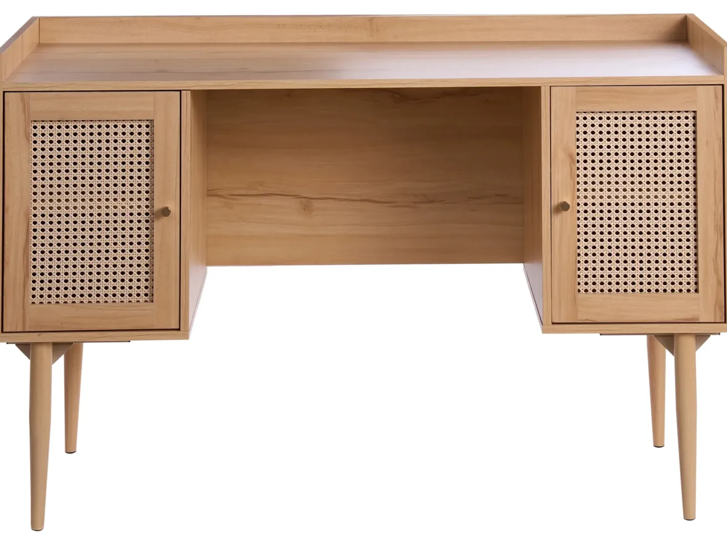 Skrivebord RATANA Lysebrun 130 cm 50 cm