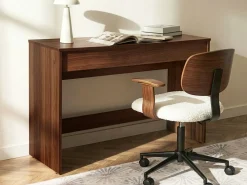 Skrivebord RONDANE Mørkebrun 110 cm 50 cm