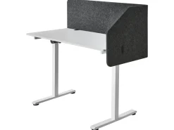 Skrivebordsdeler FOLDY 120 x 50 cm Mørkegrå