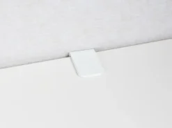 Skrivebordsdeler SOLOA 210 x 61 cm Cremehvid
