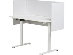 Skrivebordsdeler SOLOA 210 x 61 cm Cremehvid