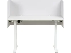 Skrivebordsdeler SOLOA 210 x 61 cm Cremehvid