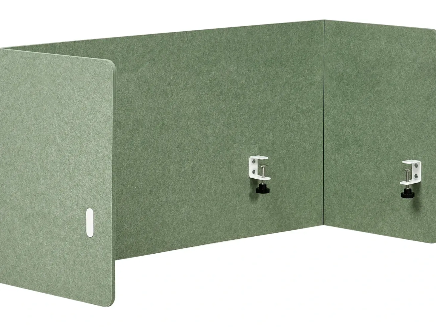 Skrivebordsdeler SOLOA 210 x 61 cm Grøn