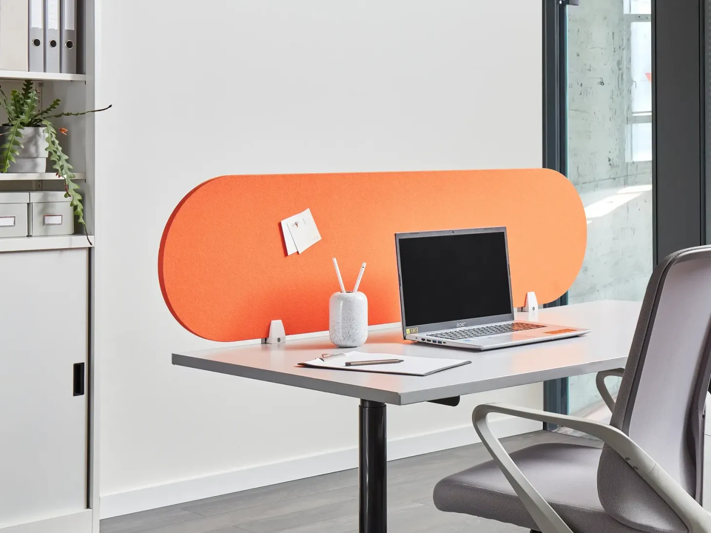 Skrivebordsdeler SPARKY 160 x 40 cm Orange