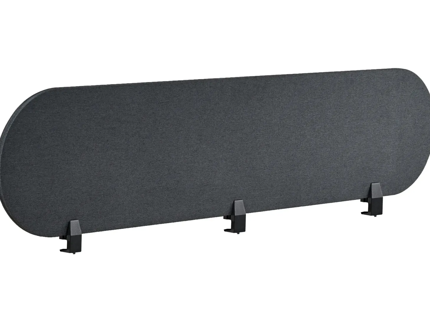 Skrivebordsdeler SPARKY 180 x 40 cm Mørkegrå