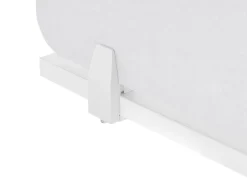 Skrivebordsdeler SPLIT 180 x 50 cm Cremehvid