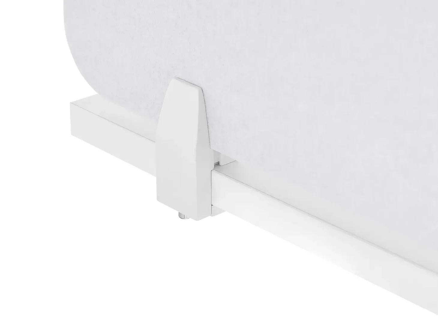 Skrivebordsdeler SPLIT 180 x 50 cm Cremehvid
