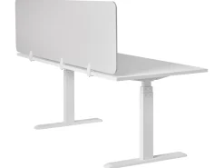 Skrivebordsdeler SPLIT 180 x 50 cm Cremehvid