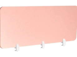 Skrivebordsdeler SPLIT 180 x 50 cm Ferskenagtig lyserød