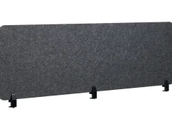 Skrivebordsdeler SPLIT 180 x 50 cm Mørkegrå