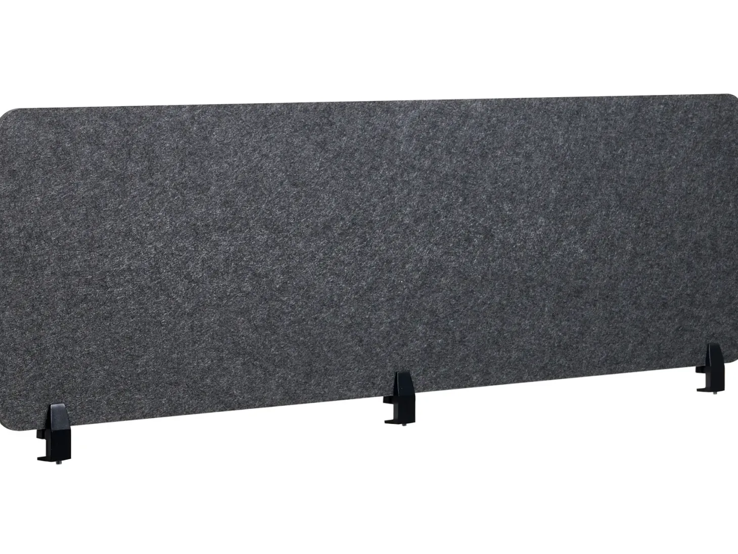 Skrivebordsdeler SPLIT 180 x 50 cm Mørkegrå