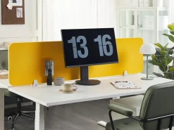 Skrivebordsdeler WALLY 160 x 40 cm Gul