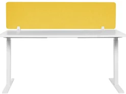 Skrivebordsdeler WALLY 160 x 40 cm Gul