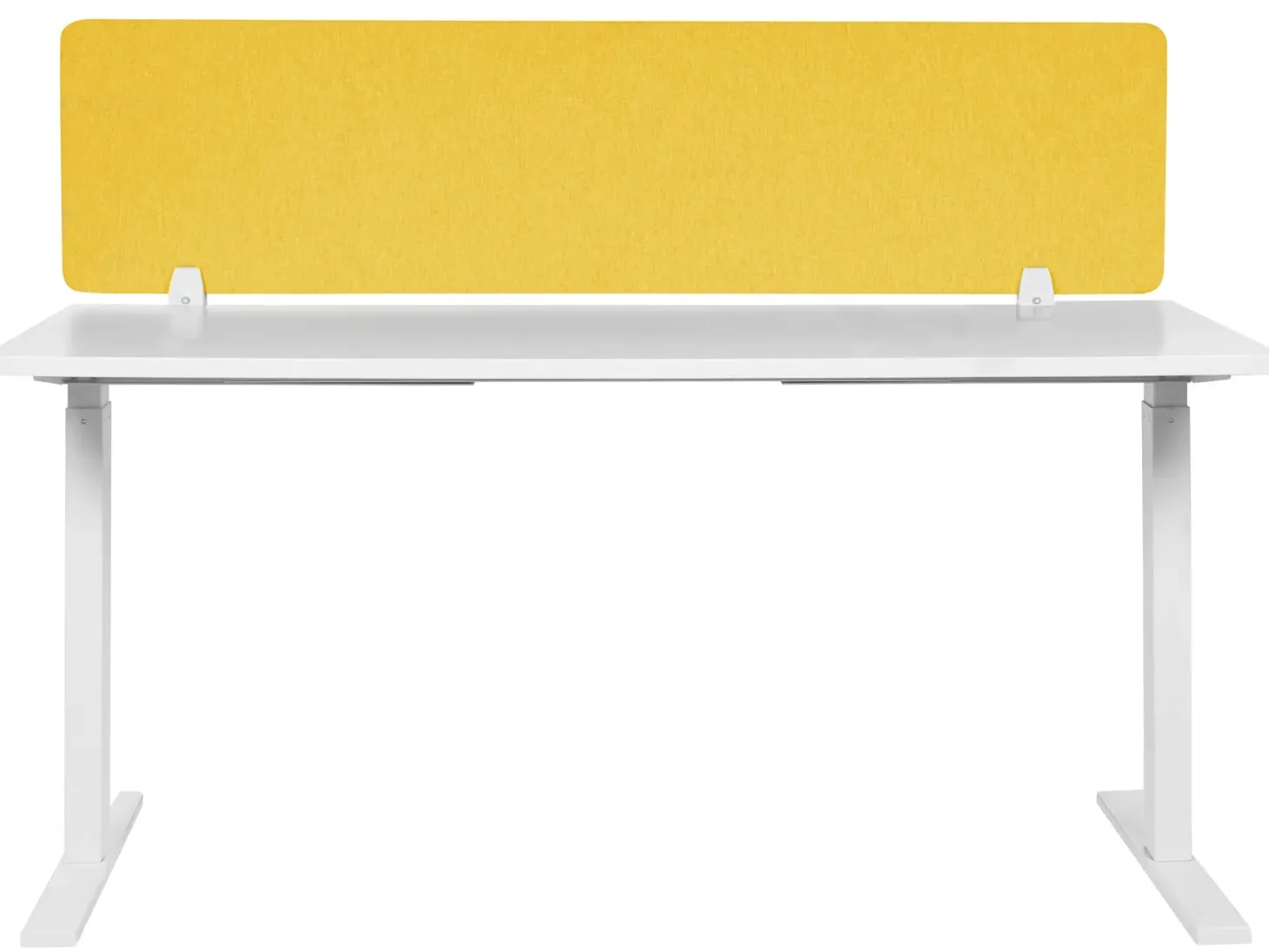 Skrivebordsdeler WALLY 160 x 40 cm Gul