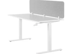 Skrivebordsdeler WALLY 180 x 40 cm Lysegrå