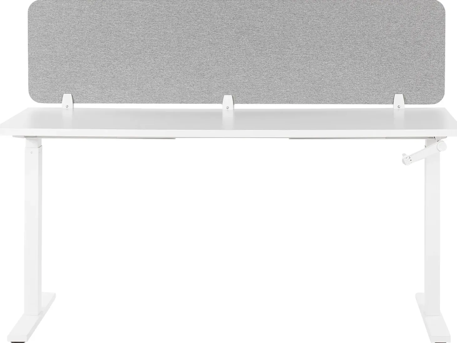 Skrivebordsdeler WALLY 180 x 40 cm Lysegrå