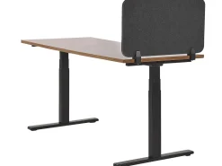 Skrivebordsdeler WALLY 80 x 40 cm Mørkegrå