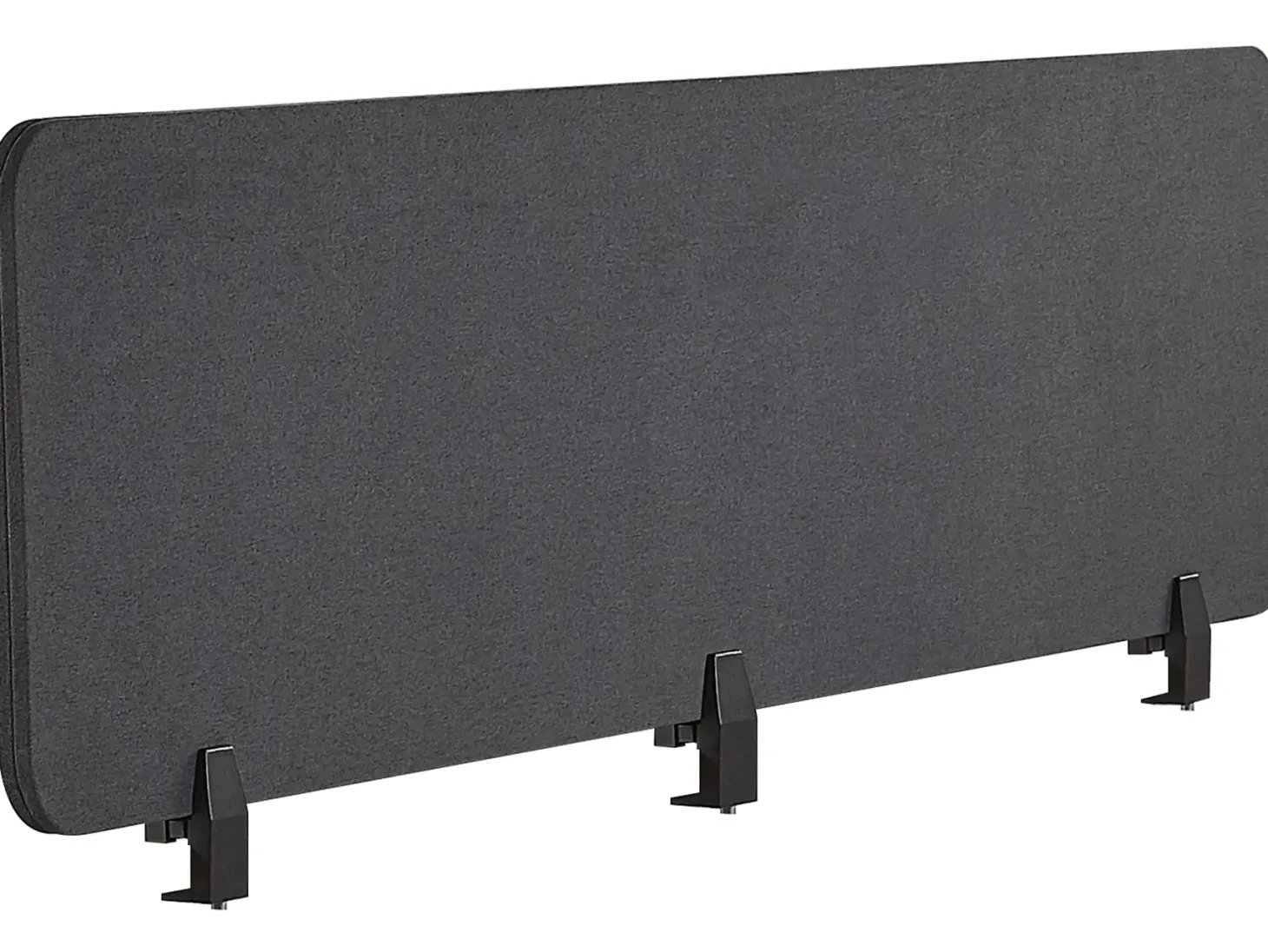 Skrivebordsdeler WALLY 180 x 40 cm Mørkegrå