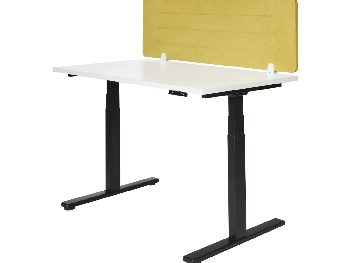 Skrivebordsdeler ZIGGY 130 x 40 cm Gul