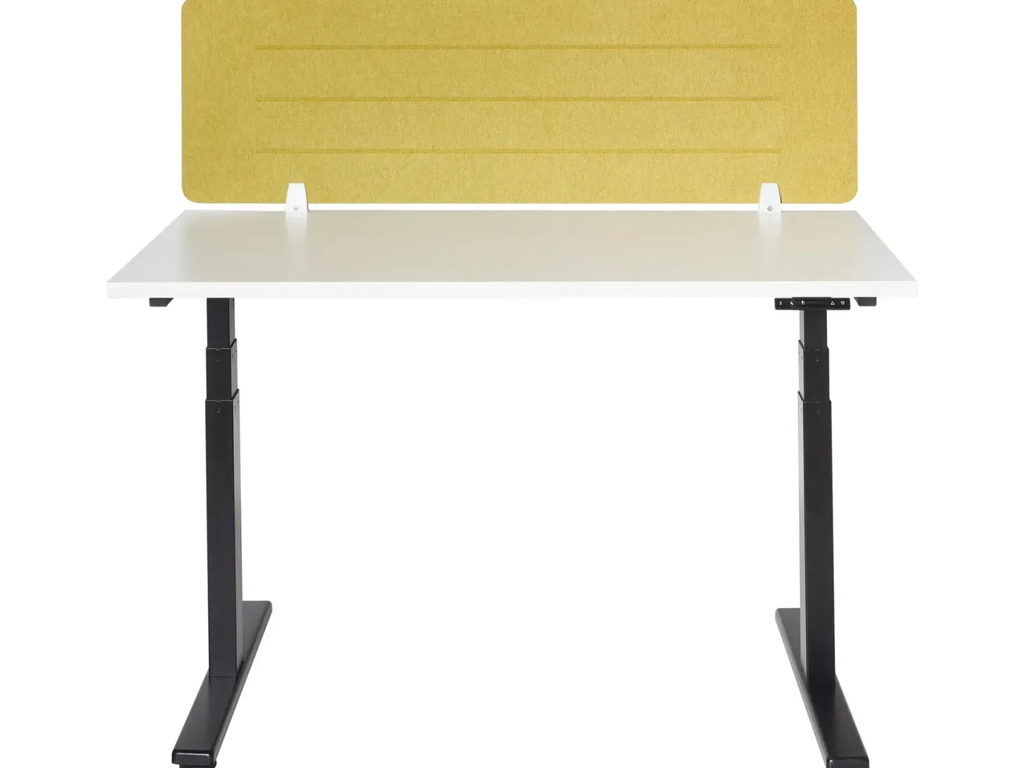 Skrivebordsdeler ZIGGY 130 x 40 cm Gul