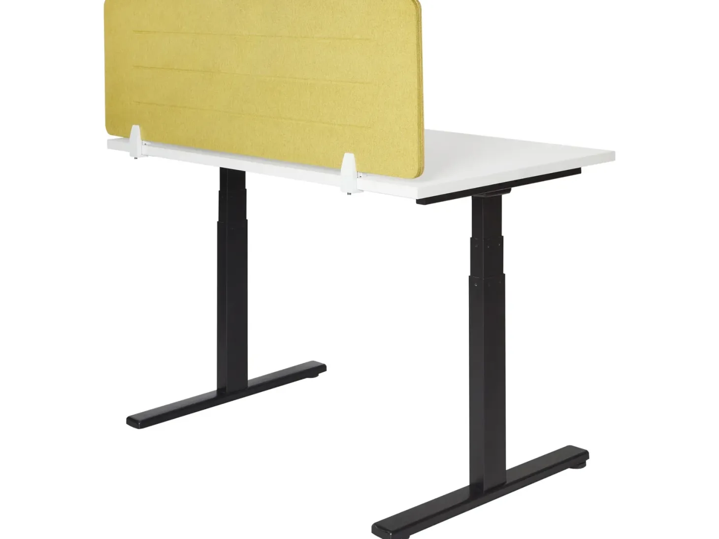 Skrivebordsdeler ZIGGY 130 x 40 cm Gul
