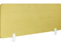 Skrivebordsdeler ZIGGY 130 x 40 cm Gul