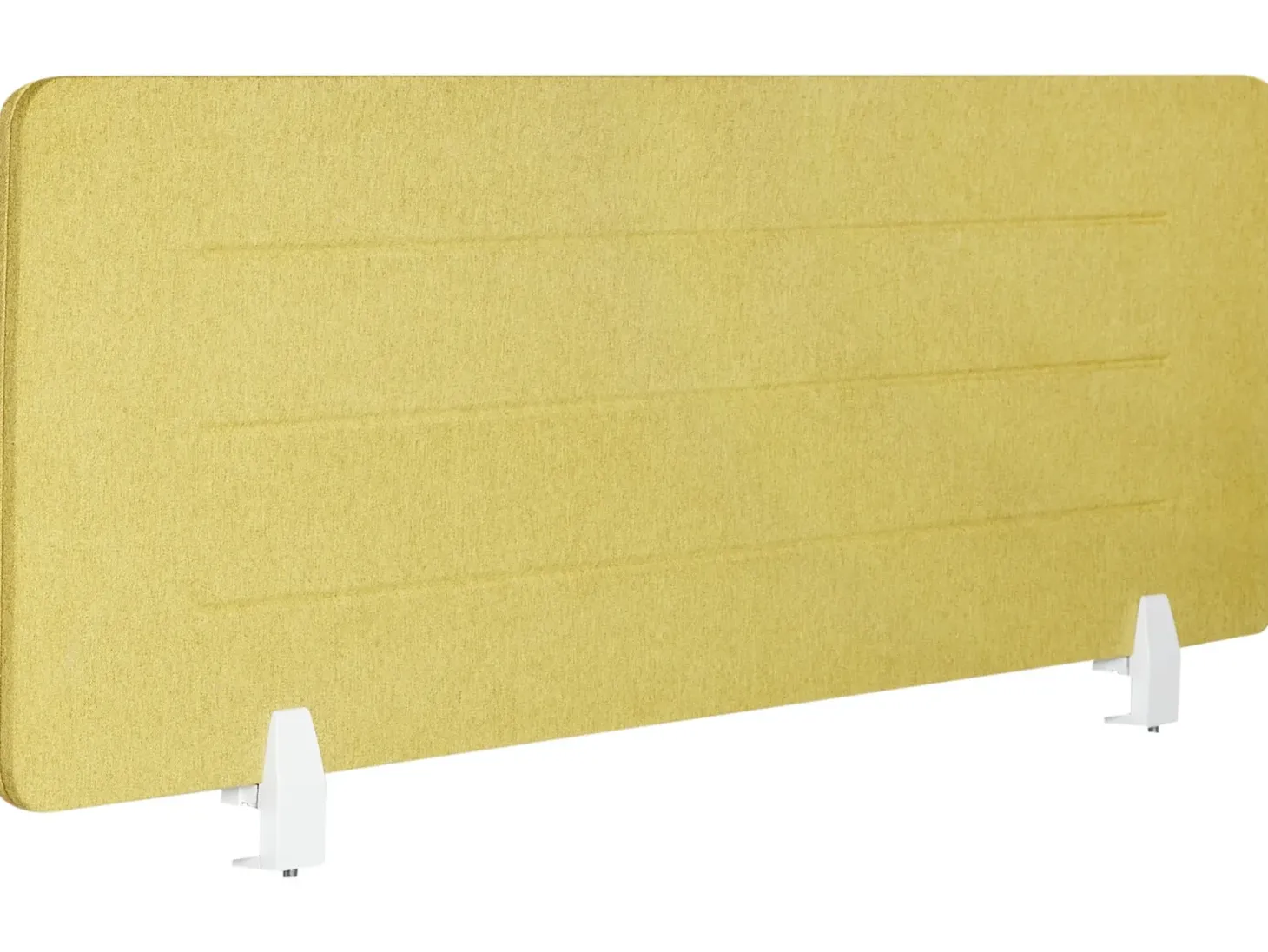 Skrivebordsdeler ZIGGY 130 x 40 cm Gul