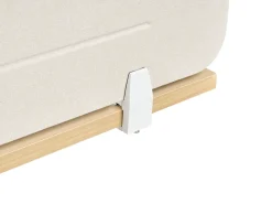 Skrivebordsdeler ZIGGY 180 x 40 cm Lys Beige