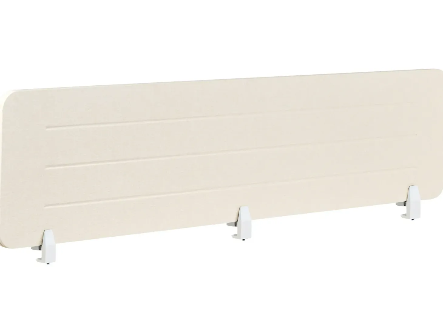 Skrivebordsdeler ZIGGY 180 x 40 cm Lys Beige