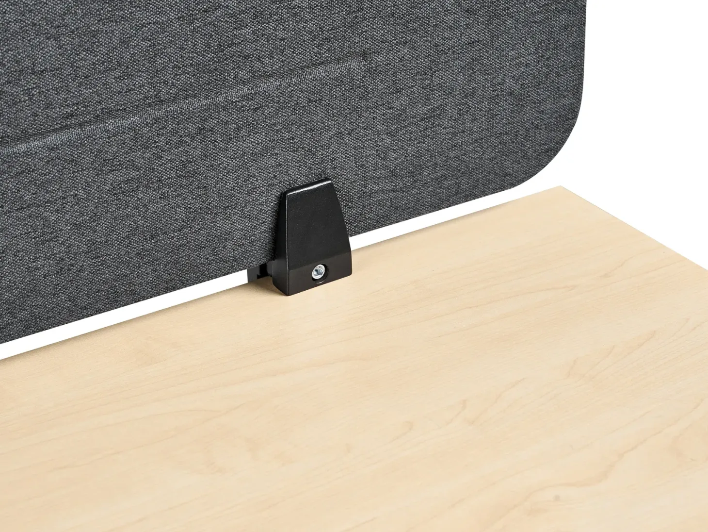 Skrivebordsdeler ZIGGY 180 x 40 cm Mørkegrå