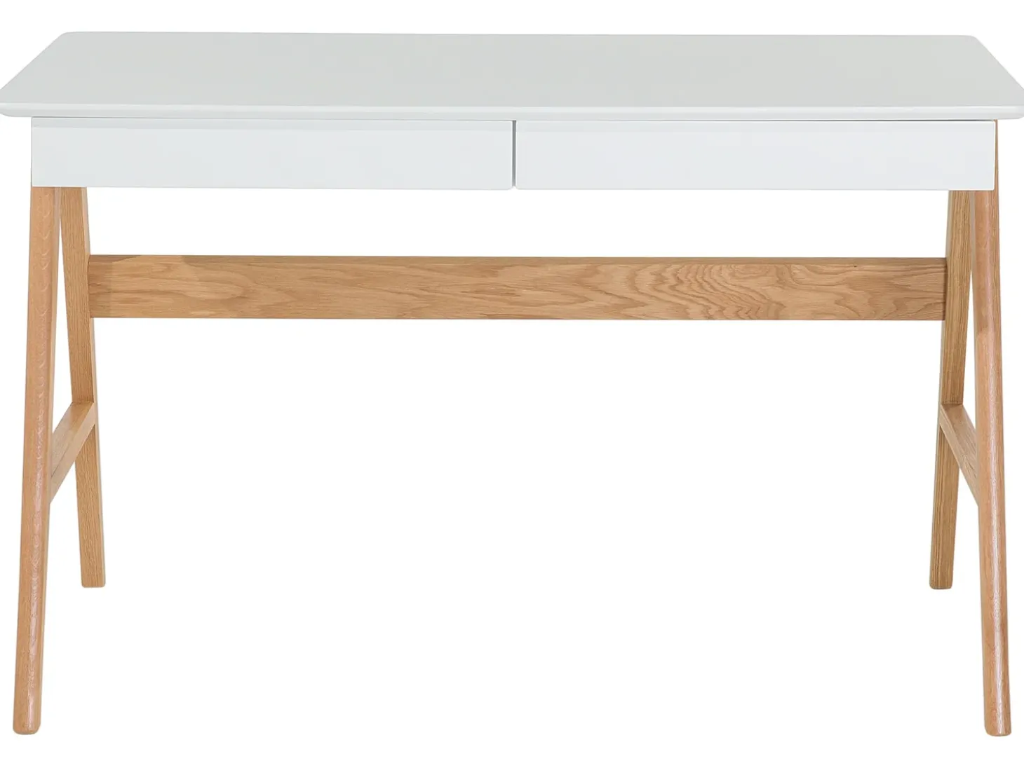 Skrivebord SHESLAY Hvid 120 cm 70 cm med skuffer