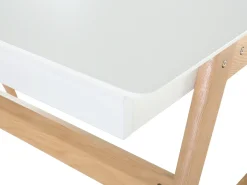 Skrivebord SHESLAY Hvid 120 cm 70 cm med skuffer