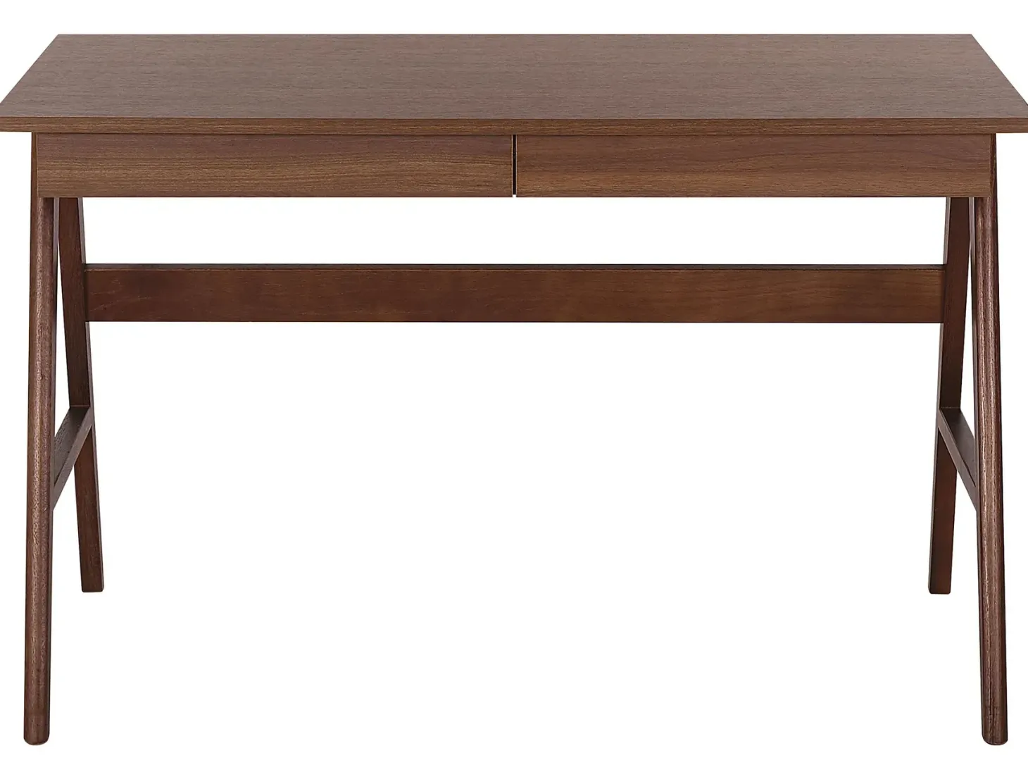 Skrivebord SHESLAY Mørkebrun 120 cm 70 cm med skuffer